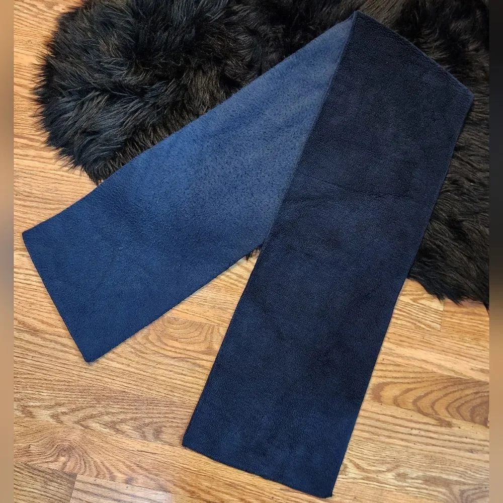 Super Soft Plush Fleece Navy Blue Scarf